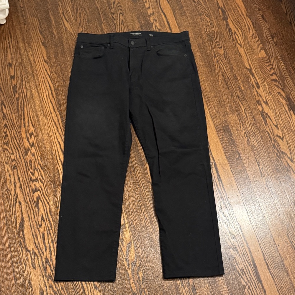 Lucky Brand Men's Dark Slim Straight Black Jeans